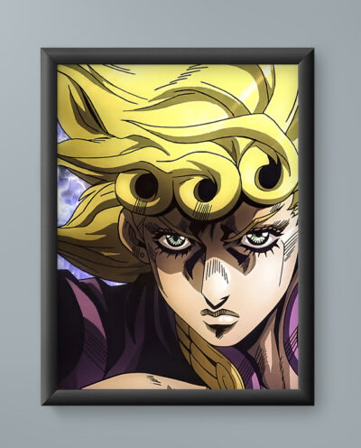 تابلو مدل انیمه جورنو جیووانا جوجو Giorno Giovanna JoJo anime 12