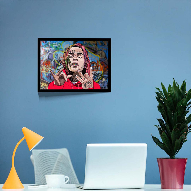 تابلو مدل 6ix9ine کد F-10013 - Image 9
