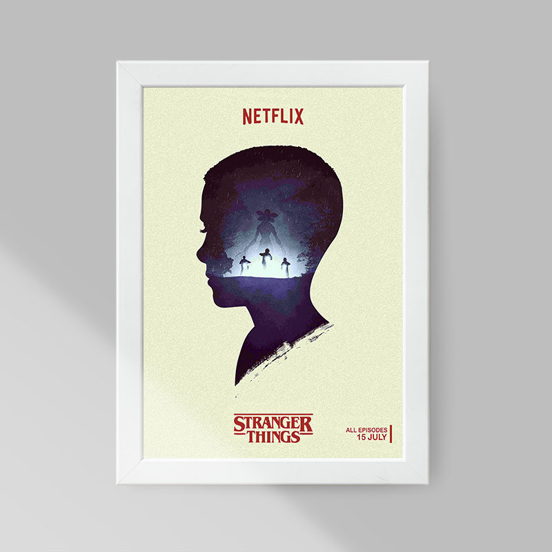 تابلو صبا طرح مدل stranger things کد W200w - Image 3