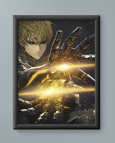 تابلو مدل انیمه جنوس وان پانچ من 15 Genos one punch man anime