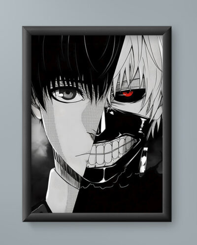 تابلو مدل انیمه کن کانکی توکیو غول Ken Kaneki Tokyo Ghoul anime 07
