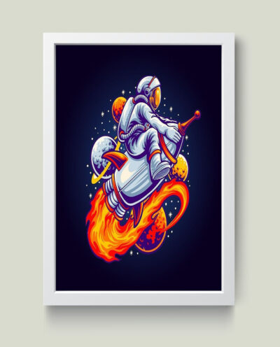 تابلو مدل فضانورد Astronaut کد m2459-b
