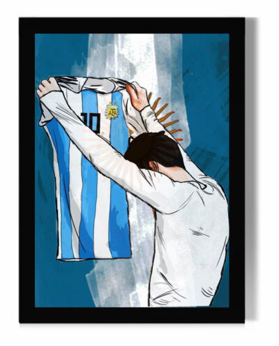 تابلو مدل دیواری طرح مسی Messi کد FD490