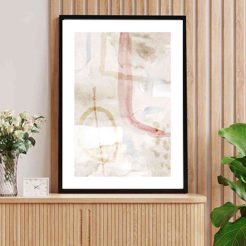 تابلو مدل Soft Abstract watercolor کد 248901600 - Image 2