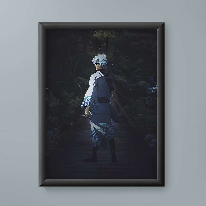 تابلو مدل انیمه ساکاتا گینتوکی گینتاما Sakata Gintoki Gintama anime 09
