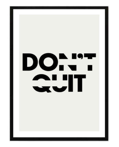 تابلو مدل Dont quit کد 248901823
