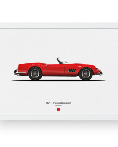 تابلو مدل Ferrari 250 California 1957مدل 1