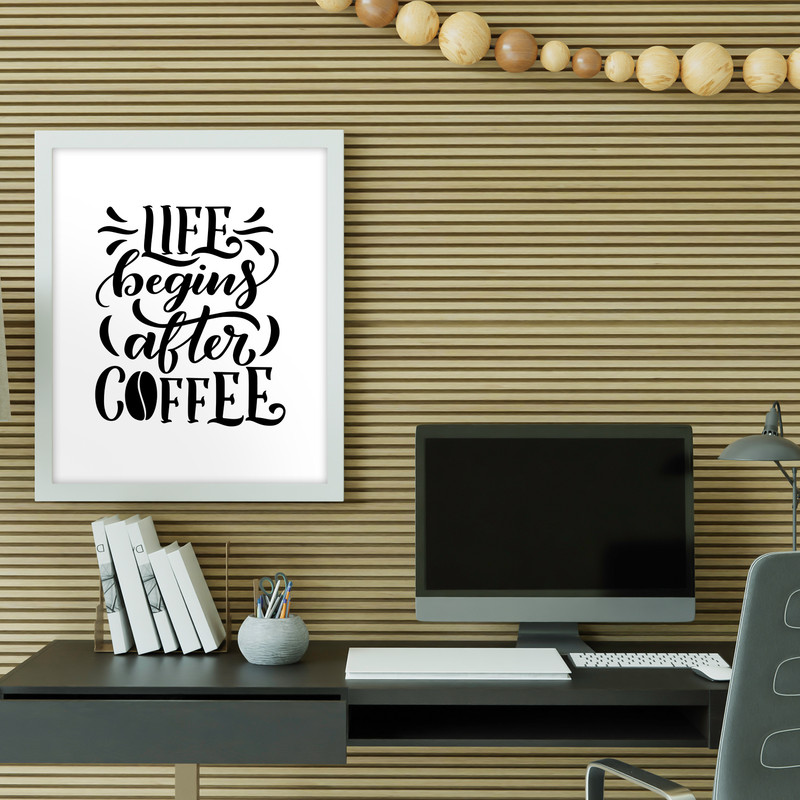 تابلو مدل نوشته انگلیسی طرح COFFEE کد 727 - Image 2
