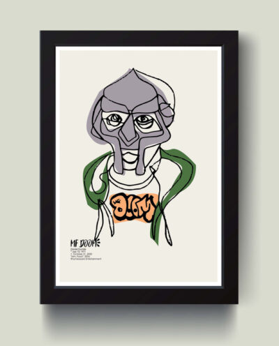 تابلو مدل مینیمال MF DOOM کد S3012-b