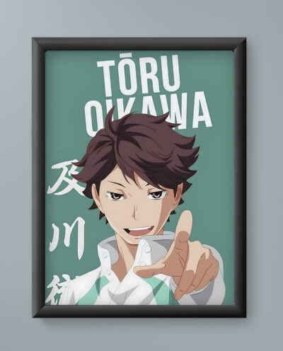 تابلو مدل انیمه تورو اویکاوا هایکیو Tru Oikawa Haikyu anime 03