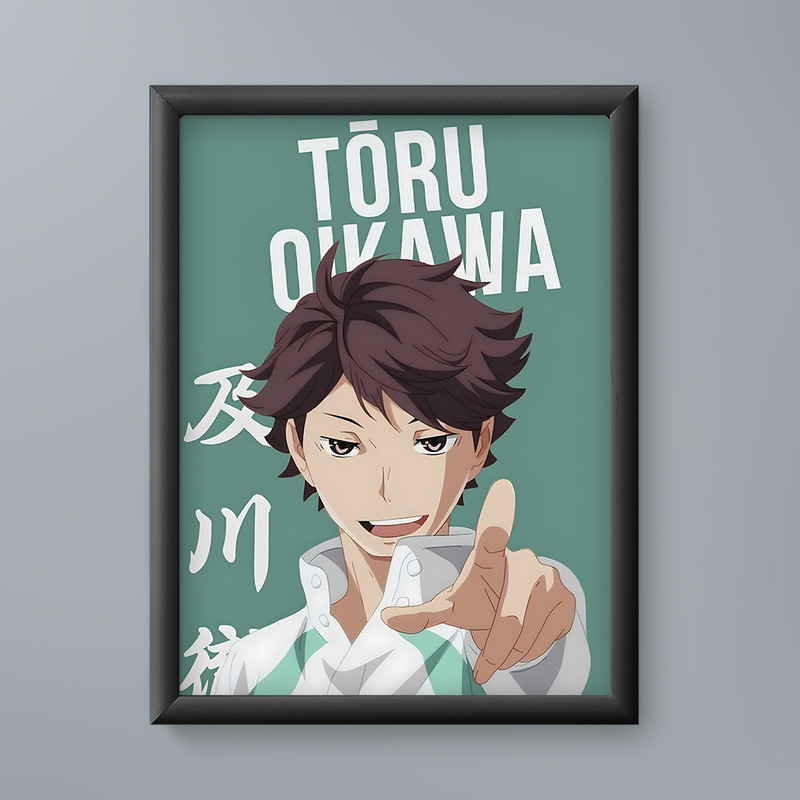 تابلو مدل انیمه تورو اویکاوا هایکیو Tru Oikawa Haikyu anime 03