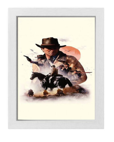 تابلو طرح بازی Red Dead Redemption 2
