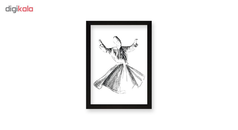 تابلو هیلما گالری کد HAP1806 BLACK - Image 2