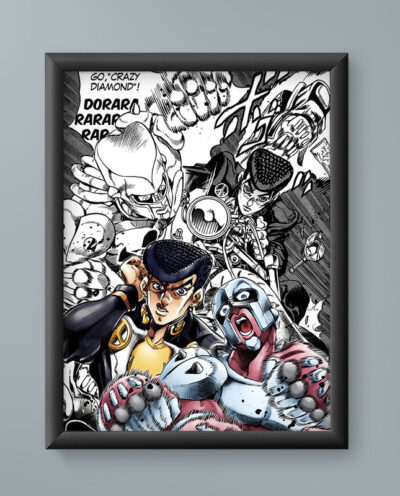 تابلو مدل انیمه جوسکه هیگاشیکاتا جوجو Jousuke Higashikata JoJo anime 10