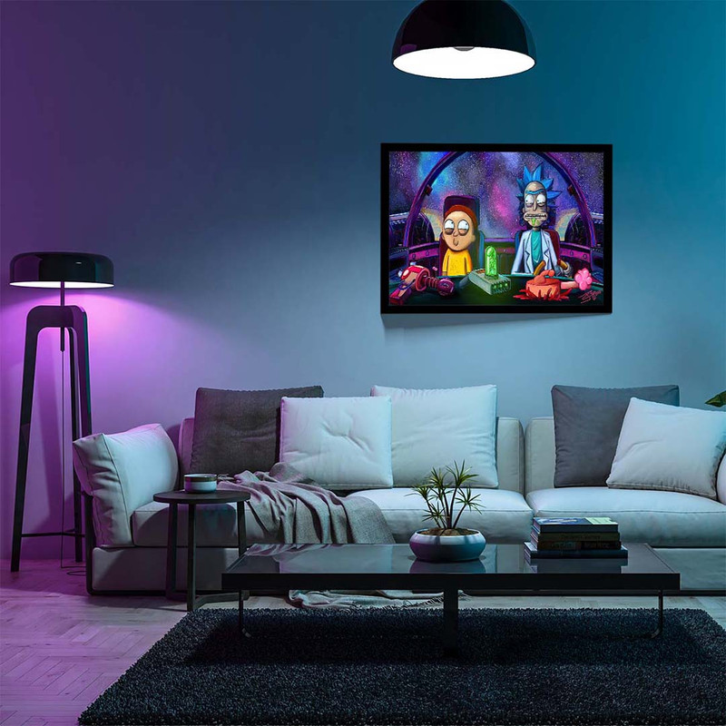 تابلو مدل rick and morty کد F-15031 - Image 5