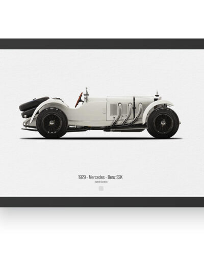 تابلو مدل 1929 - Mercedes Benz SSK