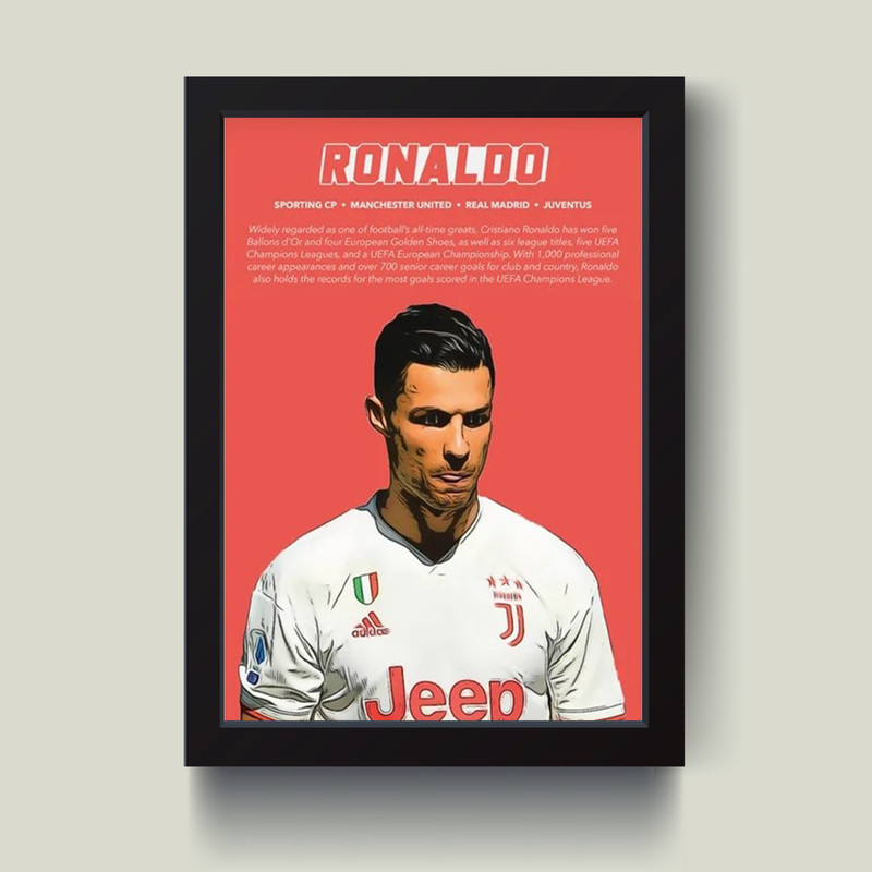 تابلو مدل رونالدو Ronaldo کد G14-15