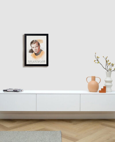 تابلو مدل فیلم و سریال کاپیتان کریک استار ترک Captain Kirk star trek B258