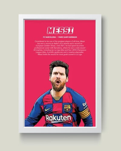 تابلو مدل دکوراتیو مسی messi کدG7-17