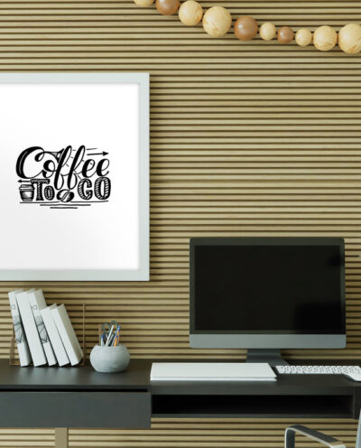 تابلو مدل نوشته انگلیسی طرح COFFEE کد 717