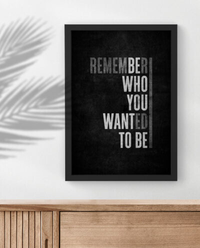 تابلو صبا طرح مدل remember who you wanted to be
