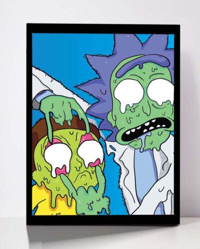 تابلو مدل Rick Morty کد F-1058