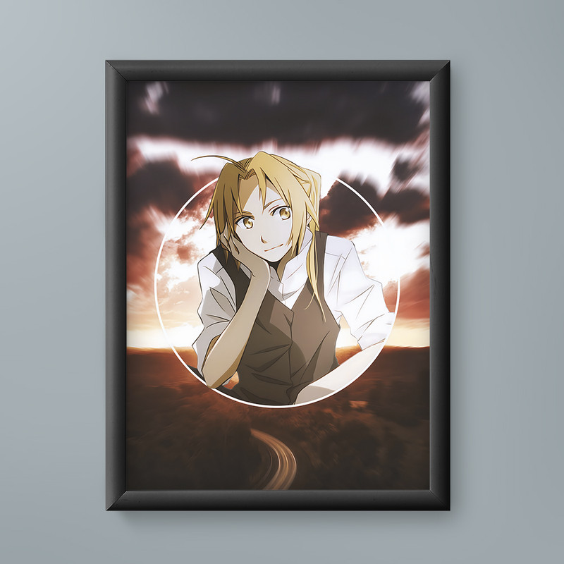 تابلو مدل انیمه ادوارد الریک فول متال آلکمیست 15 Edward Elric Fullmetal Alchemist anime