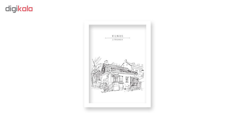 تابلو هیلما گالری کد HAP1811 WHITE - Image 2
