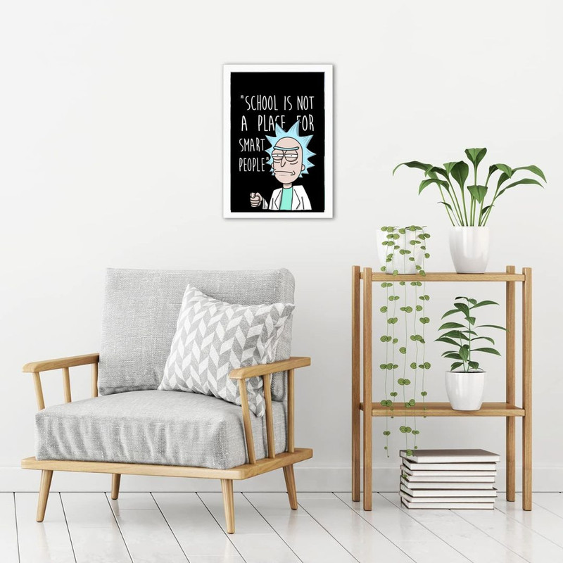 تابلو طرح انیمیشن سریالی ریک و مورتی مدل M0268 Rick and Morty Animation Series - Image 3