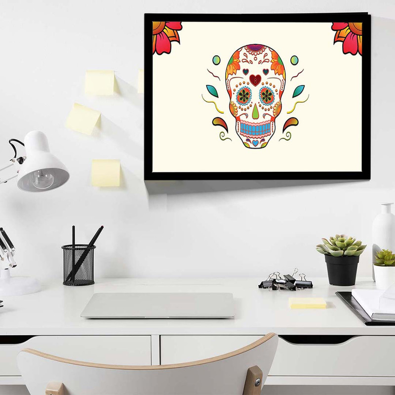 تابلو مدل skull colorful کد F-17006 - Image 6