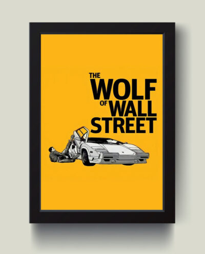 تابلو مدل Wolf of Wall Street کدm2616-b
