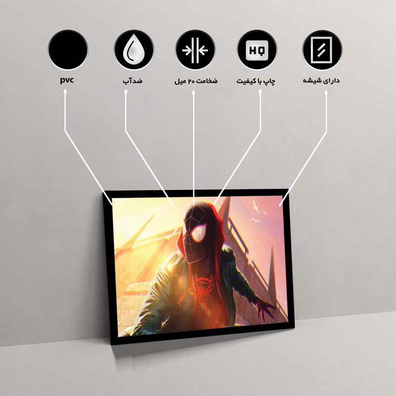 تابلو مدل miles morales spider man کد F-14008 - Image 9