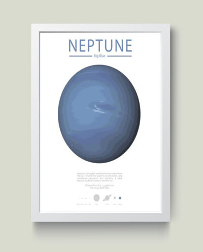 تابلو مدل مینیمال نپتون Neptune کد m2422-w