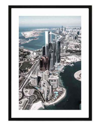 تابلو مدل Downtown Abu Dhabi کد 248901950