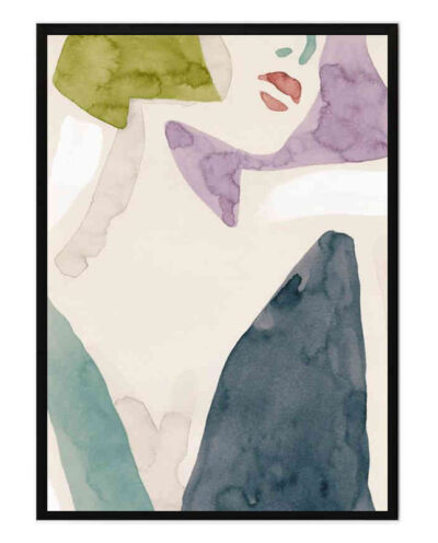 تابلو مدل Watercolor woman کد 248901581