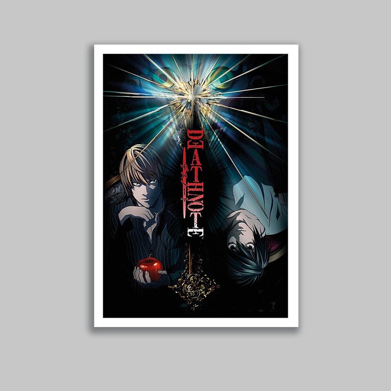 تابلو مدل انیمه دفترچه مرگ Death Note کد LA-G10537