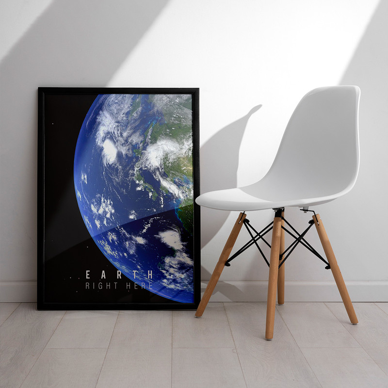 تابلو مدل دیواری طرح سیاره زمین Earth کد FD456 - Image 3