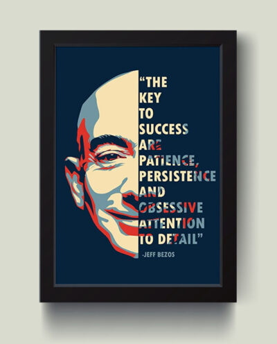 تابلو مدل جف بیزوس Jeff Bezos کد m2596-b