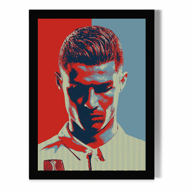 تابلو مدل دیواری طرح رونالدو Ronaldo کد FD445