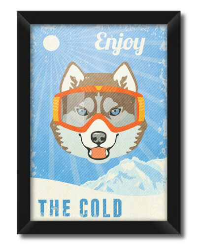 تابلو فنچ آرت طرح Enjoy the Cold کد GPH283-J