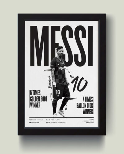 تابلو مدل Leo Messi مسی کدQ4826