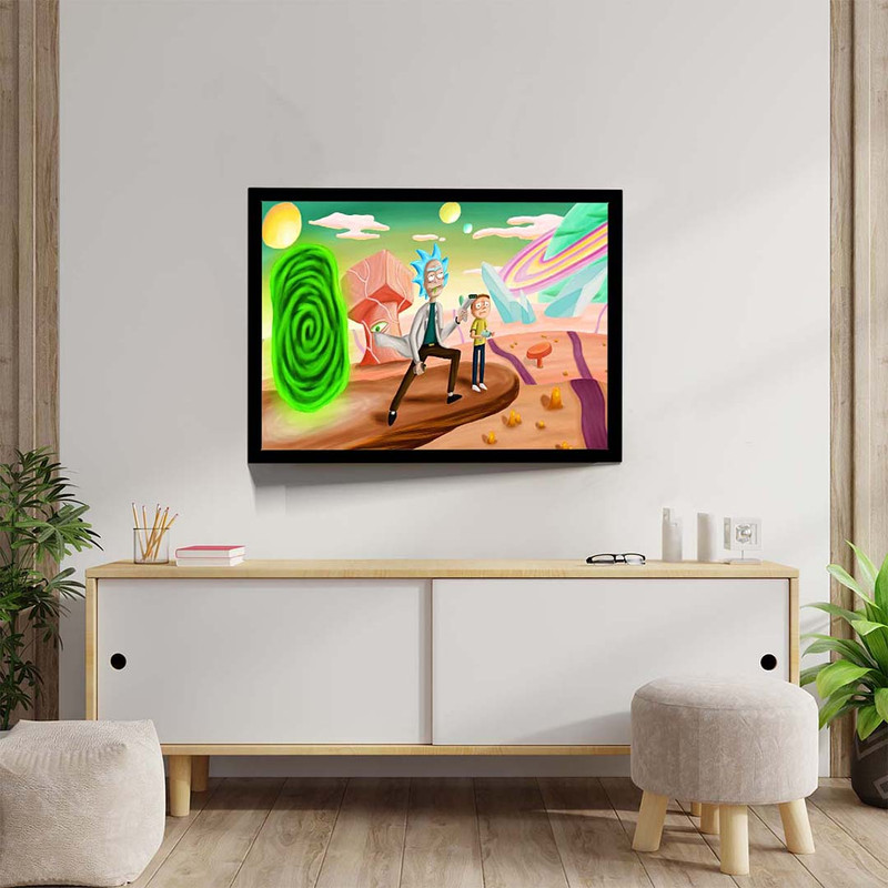 تابلو مدل rick and morty کد F-15032 - Image 4