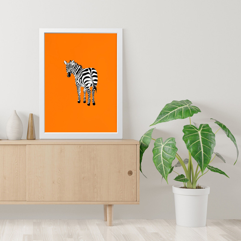تابلو مدل مینیمال ZEBRA کدS2907-w - Image 4