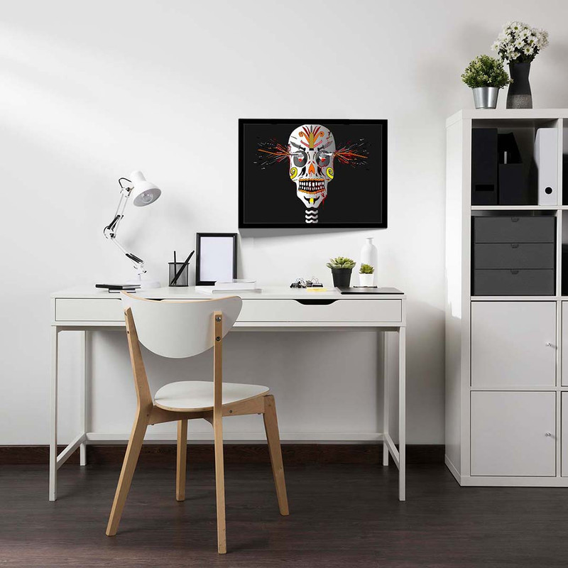 تابلو مدل skull and gun کد F-17002 - Image 2