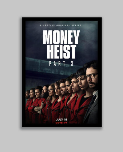 تابلو مدل سریال خانه کاغذی Money Heist کد LA-G10652-2