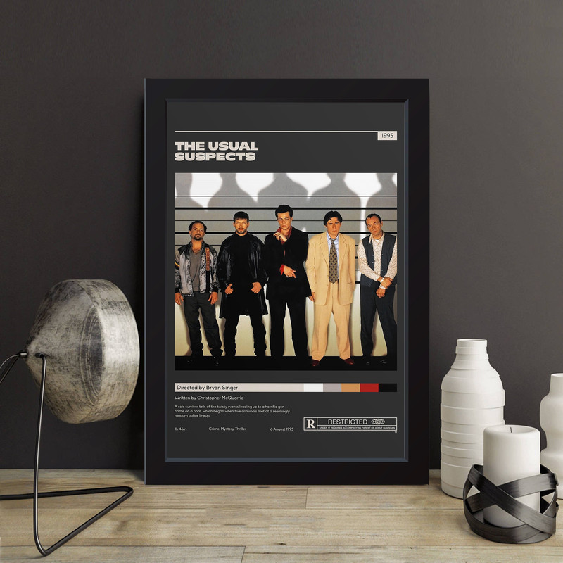 تابلو مدل The Usual Suspects کد Q3326 - Image 2