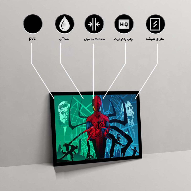 تابلو مدل spider man کد F-17021 - Image 10