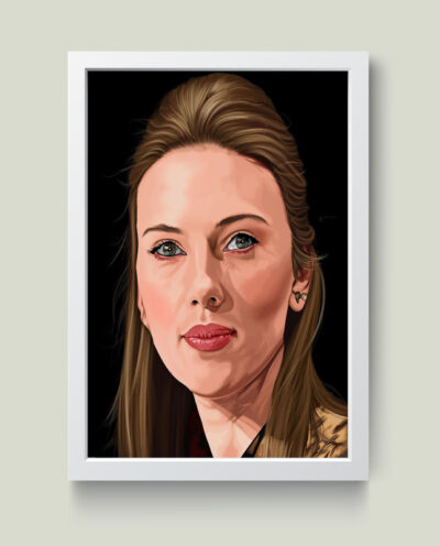 تابلو مدل اسکارلت جوهانسون Scarlett Johansson کد m2438-w