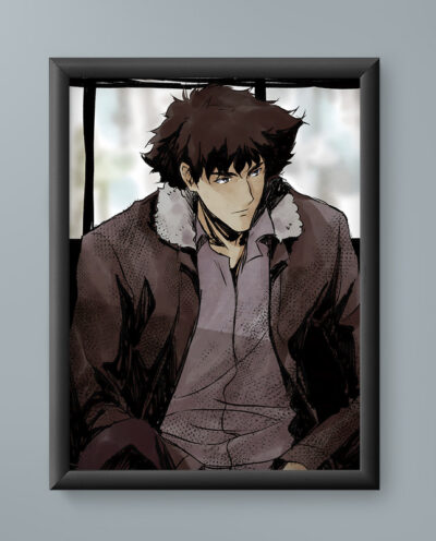 تابلو مدل انیمه اسپایک اسپیگل کابوی بیباپ Spike Spiegel Cowboy Bebop anime 23