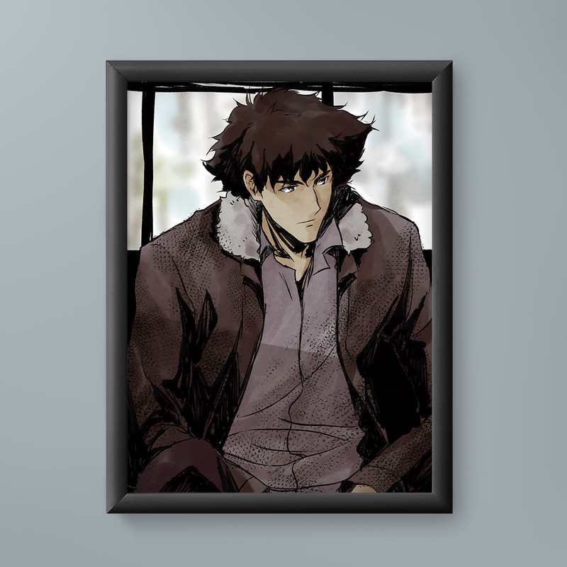 تابلو مدل انیمه اسپایک اسپیگل کابوی بیباپ Spike Spiegel Cowboy Bebop anime 23